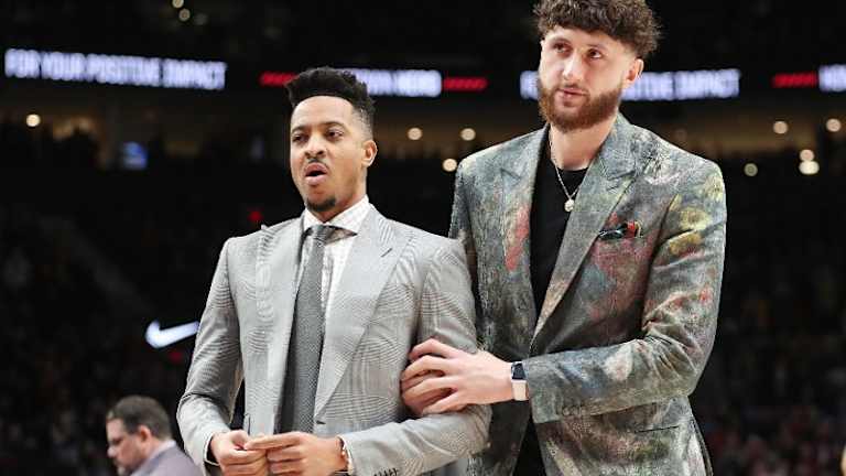 C.J. McCollum and Jusuf Nurkic Take Steps Toward Returning After All-Star Break